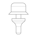 Fixings And Brackets - 8119728023 Insulating Washer Column Port [Electrolux Aeg]